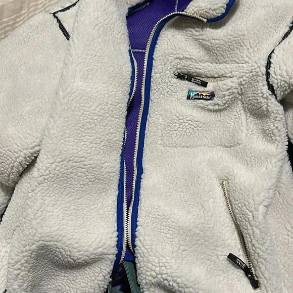 NWT! Manastash Mt. Gorilla Fleece Jacket XL Ivory Cream